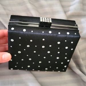 Sexy black cocktail bag